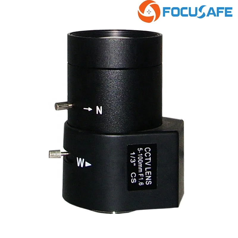 2024 High Resolution 2022 New Varifocal Auto Iris CS Mount 5-100mm Cctv Lens High Quality