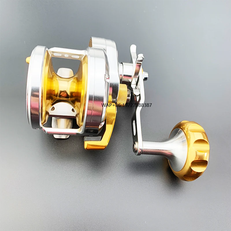 

WSF06 Full Metal 13kg Drag Power Sea Fishing 8+1BB Heavy Jigging Reel Wheel Slow Jigging Reel Trolling Reel