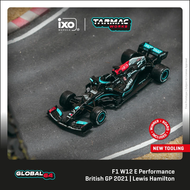 TW 1:64 F1 W11 EQ Performance Barcelona Pre-season Testing 2020 Diecast Diorama Car Model Collection Miniature Toys