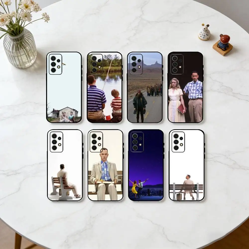 F-Forrest G-Gump  Phone Case Black Silicone Soft For Samsung S25,S24,S21,S22,S23,S30,Ultra,S20,Plus,Fe,Lite