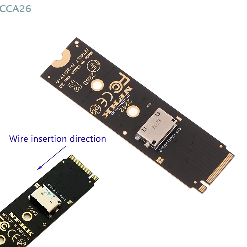 

Boost Your PC Performance with NVME U.2 (SFF 8639) SSD PCI-E NGFF Riser Accessories; Adapter for Oculink SFF-8611 SFF-8612