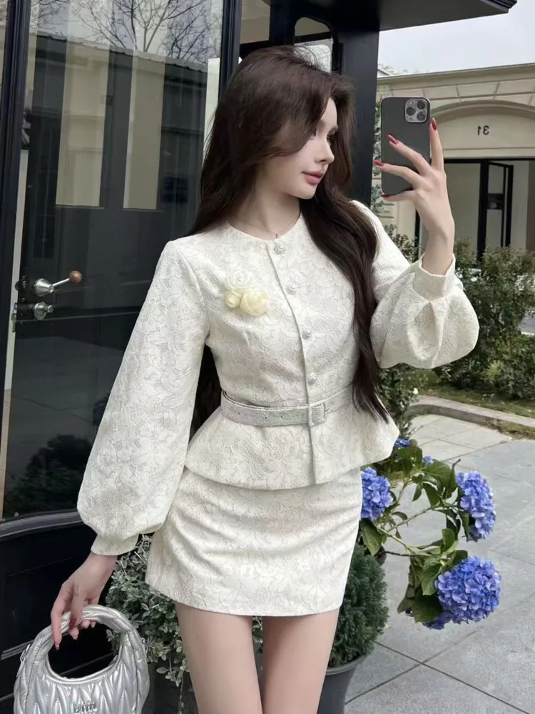3pcs/pack Newest High Quality French Fashion Women 2 Piece Sets