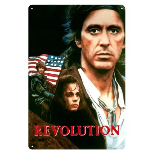 Revolution Al PAcino Movie Metal Poster Tin Sign - 20x30cm Plate