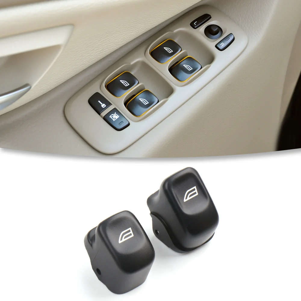 Car Window Lifter Control Switch Elevator Glass For Volvo V70 XC70 S80 S60 XC90 31295164 31295247 Lifting Regulator Button Cover