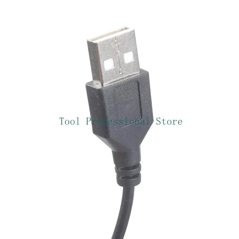 57QF Electric  USB Blower With 5 Adjusted Speeds 14.5cm Wind Pipe For Grill Cooling 1.4M Extended Power Cord Smoky Dispersion