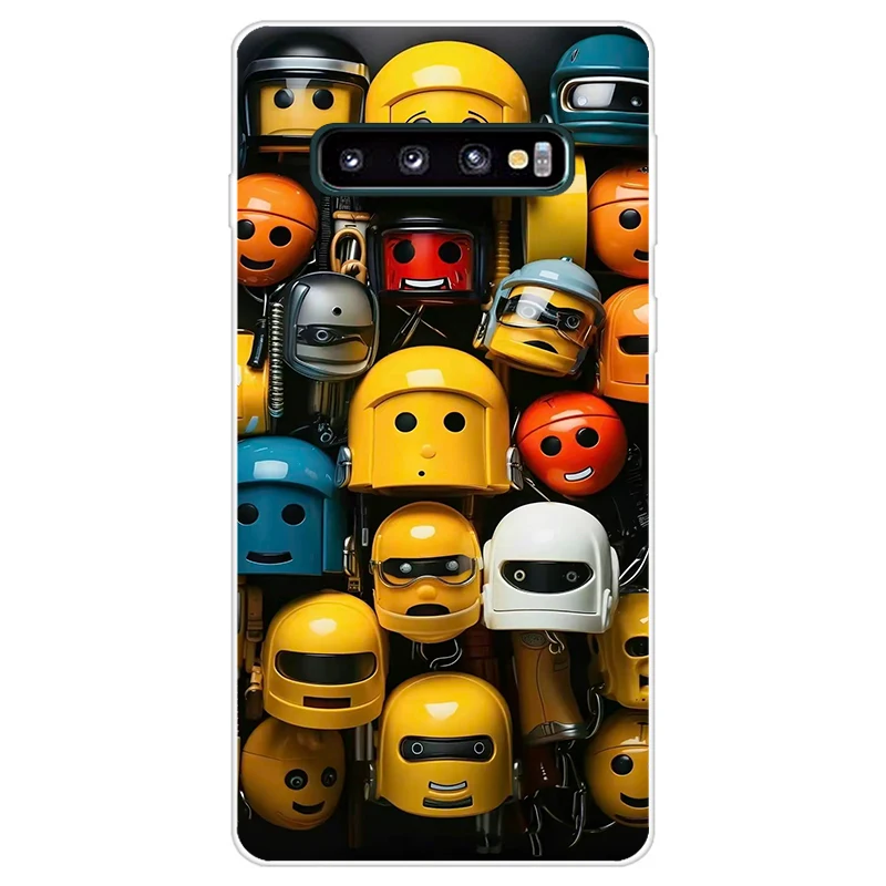 B Printed Case For Samsung Galaxy S10 S10+ TPU Silicon Phone Shell For Samsung S10 Plus S10e Case Back Cover Bumper Fundas Coque