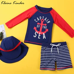 Swimming Suit for Boy Long Sleeve Kids Swimwear UV Protection Children's Surfing Bathing Suit Summer Pool Beach Boys' Rash Guard