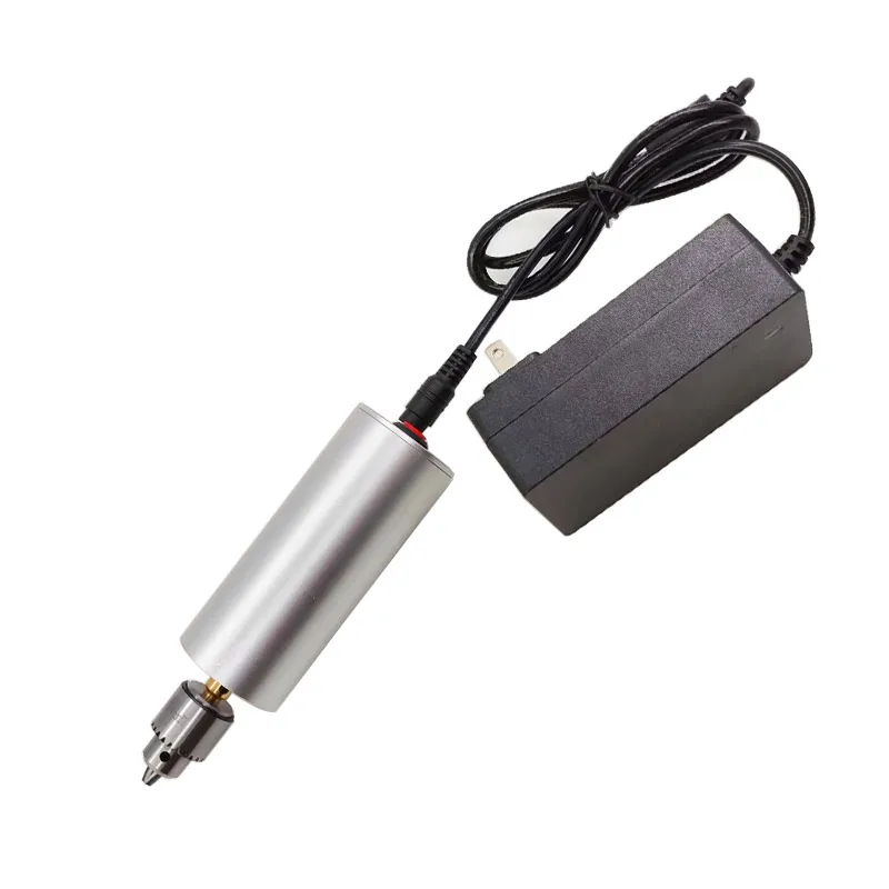 Imagem -04 - Pequeno Conjunto de Broca Elétrica com Alto Torque dc Motor Faça Você Mesmo Grinder Metal Alumínio Shel Compatível com 12v5a Power Adapter Rs555