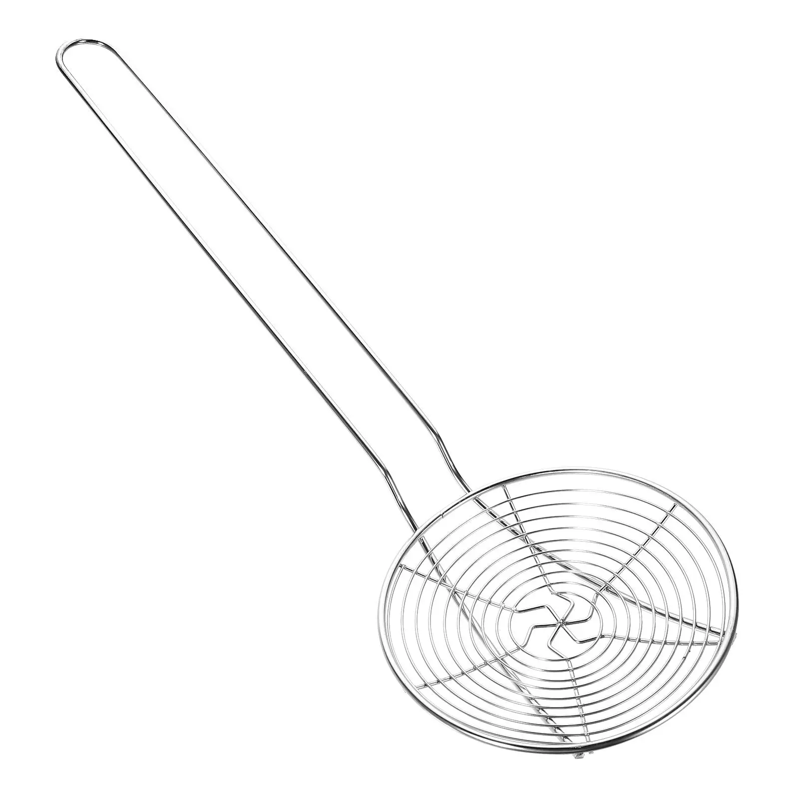 

Stainless Steel Colander Fine Mesh Slotted Dumpling Strainer Kitchen Cookware Filtering Ladle Easy Clean Practical