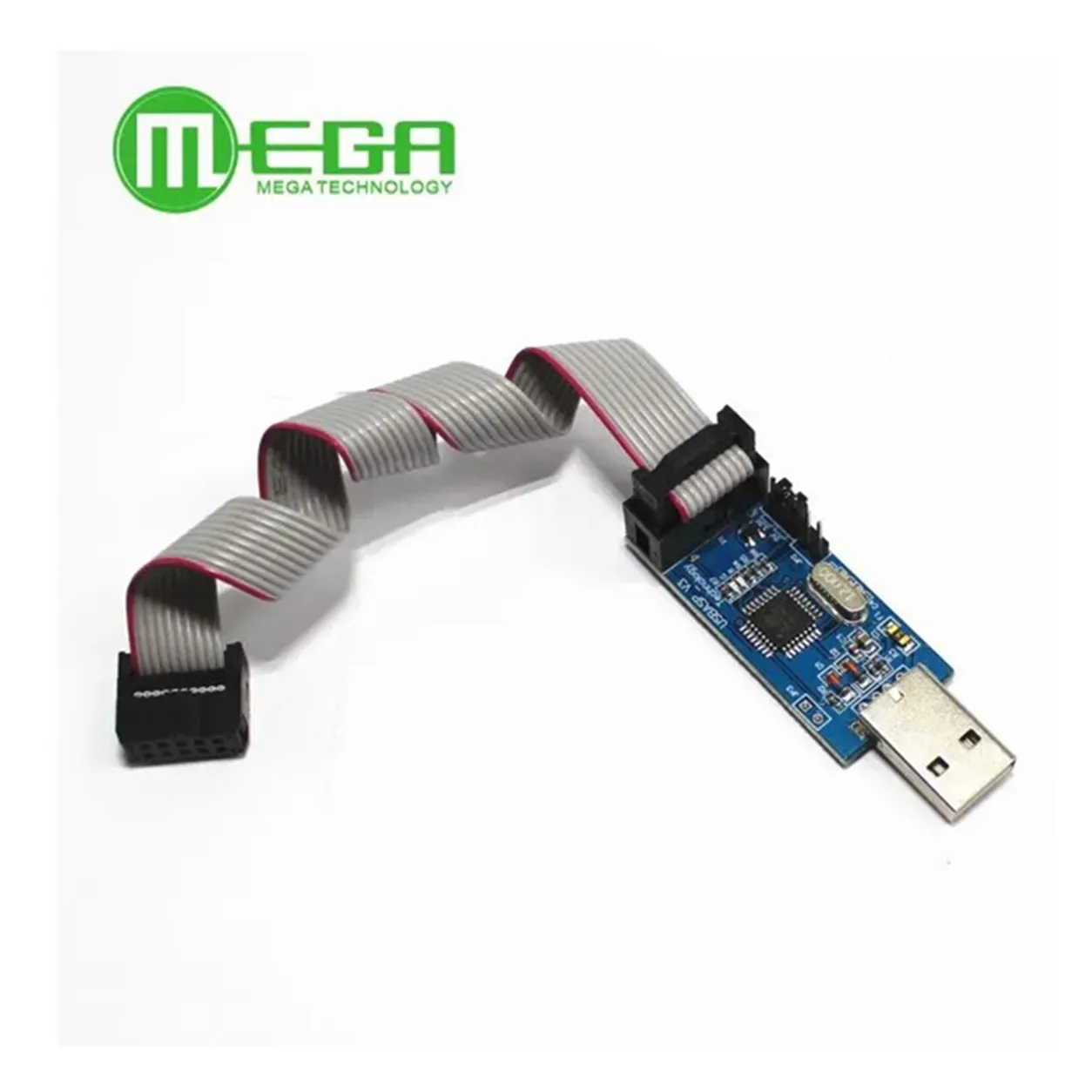 1pcs New USBASP USBISP AVR Programmer USB ISP USB ASP ATMEGA8 ATMEGA128 Support Win7 64K