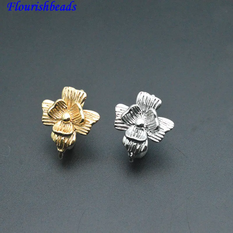 

30 шт., высокое качество, форма цветка, кружевная поверхность, металлическая латунь, серьги с рычагом, крючки, застежки, оптовая продажа, фурнитура для ювелирных изделий