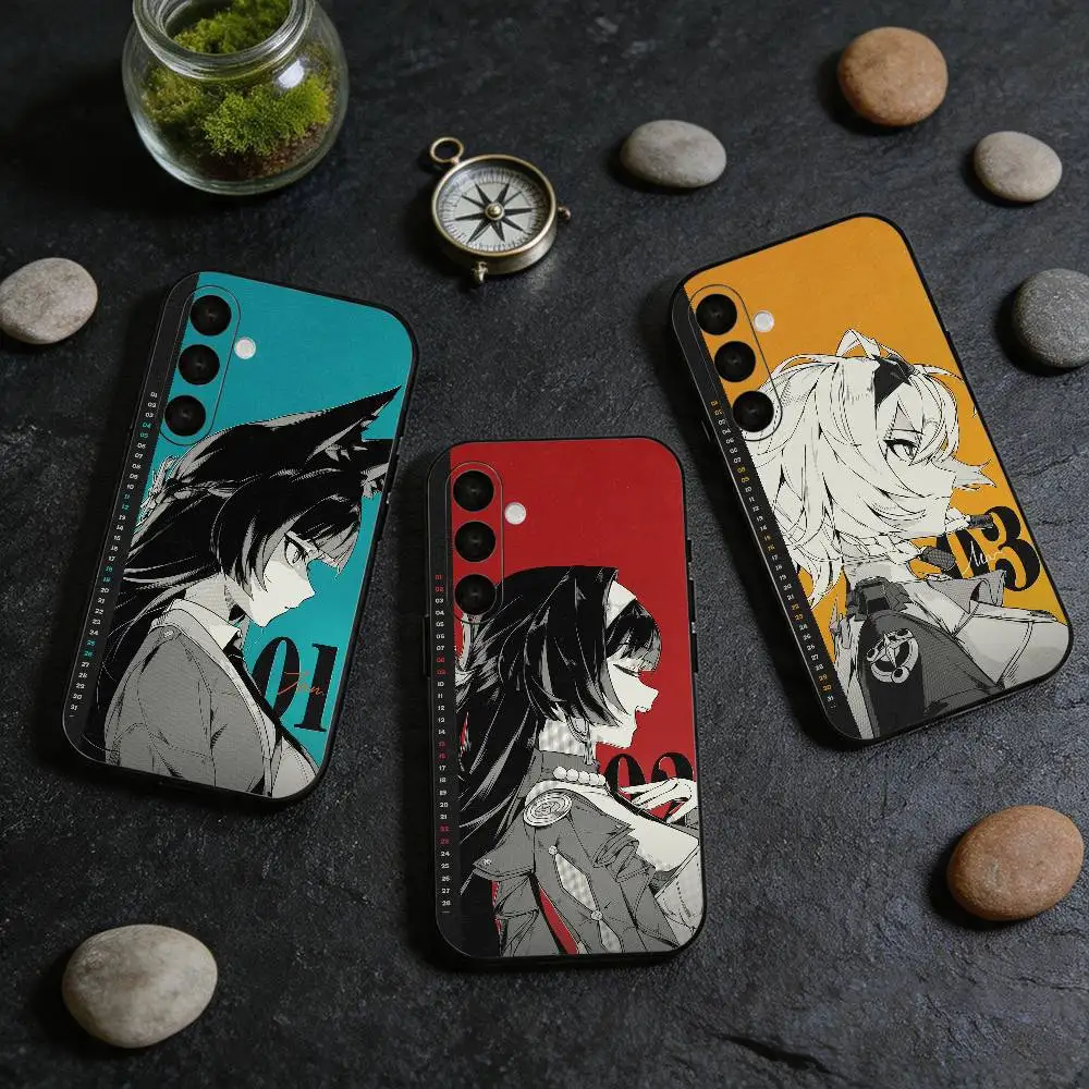 Game Zenless Zone Zero  Black Soft Silicone Phone Case For Samsung Galaxy A73 72 71 70 53 52 51