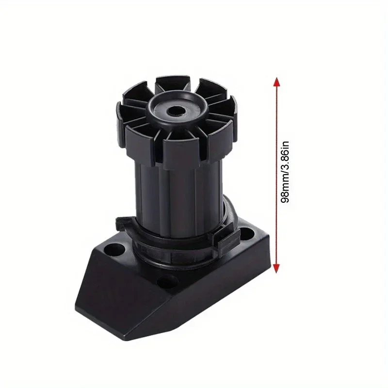 4pcs Cabinet Levelers Premium Heavy Duty Cabinet Levelers Toe Kick Capacity per Leg Leveler Adjustable Cabinet Feet Furniture
