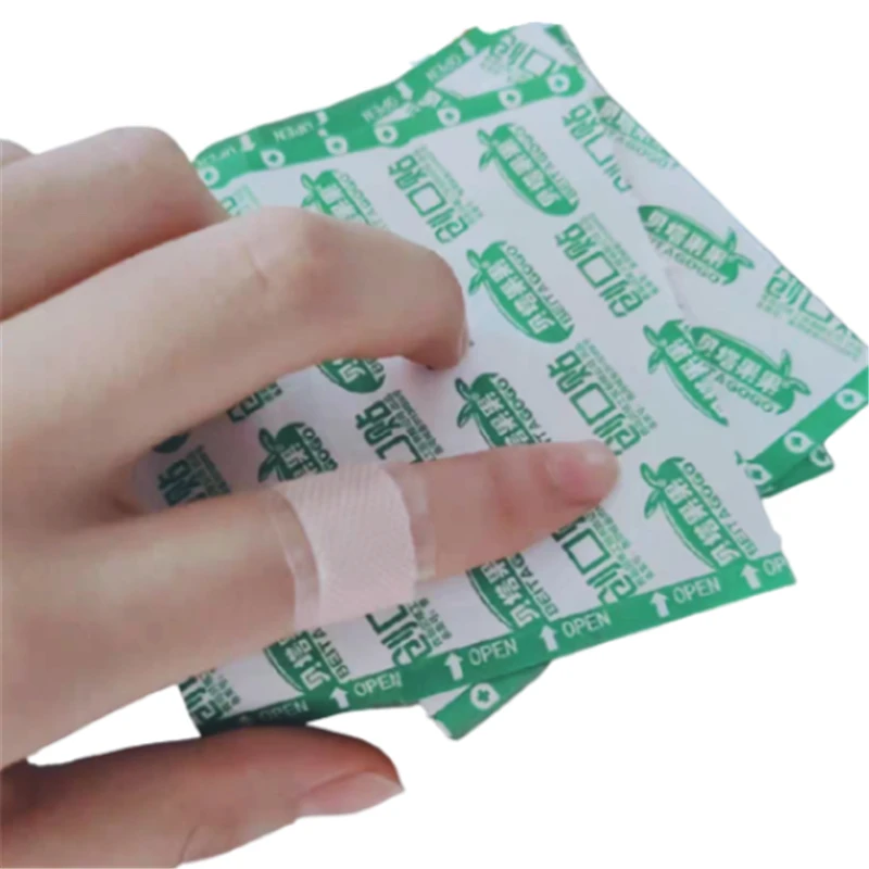 

160 Pcs/bag Simple Transparent Band-aids Waterproof Breathable Hemostatic Wounds Adhesive Bandage Strips First Aid Emergency Kit