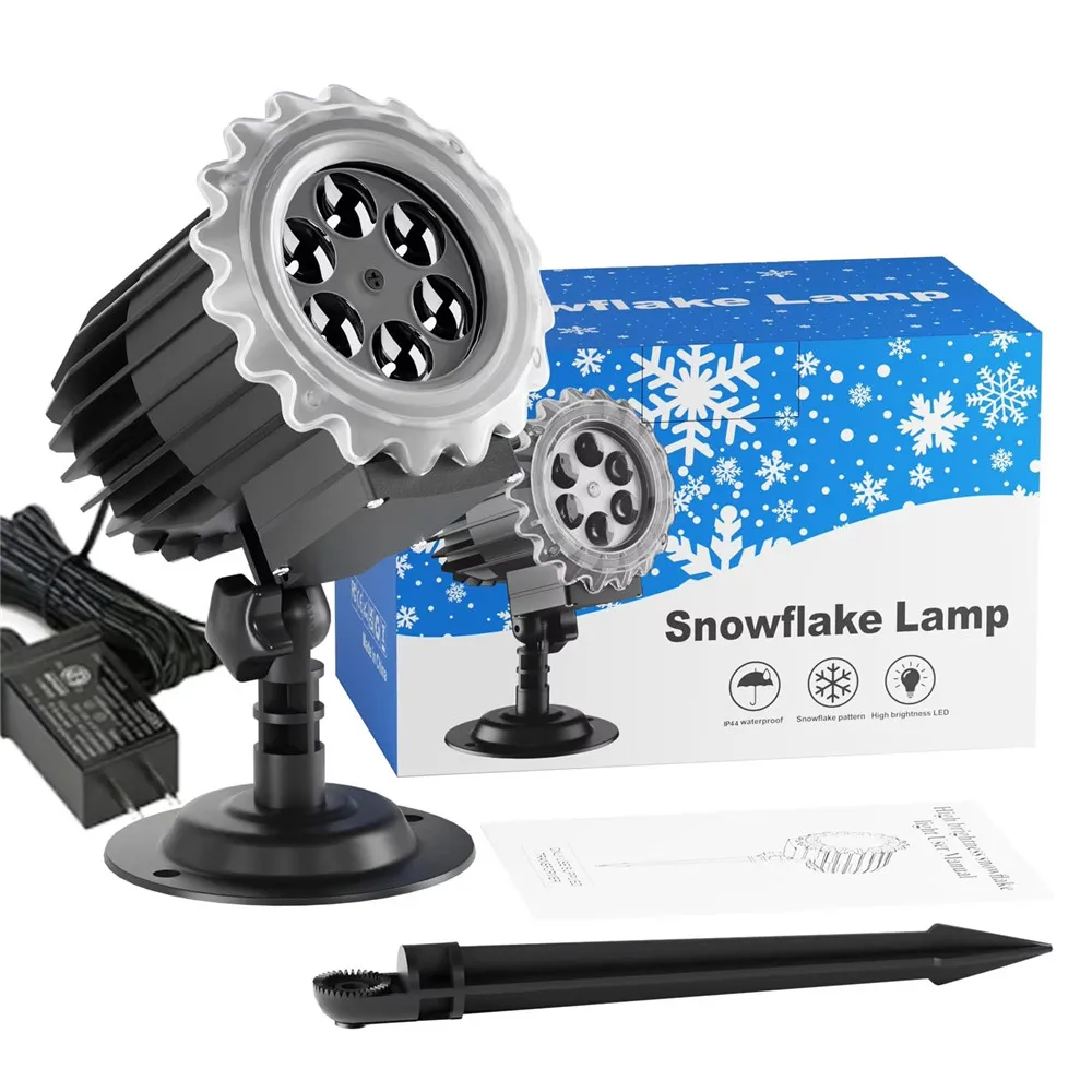 Hight Quality Snowflake Decorative Lighting White Room Decor lights IP65 Outdoor wWterproof Christmas Led Light