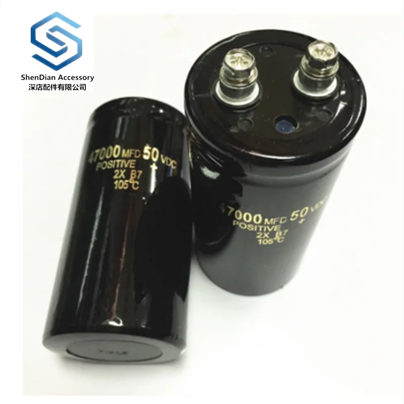 1Pcs Original ใหม่50V 47000Uf Capacitor Electrolytic