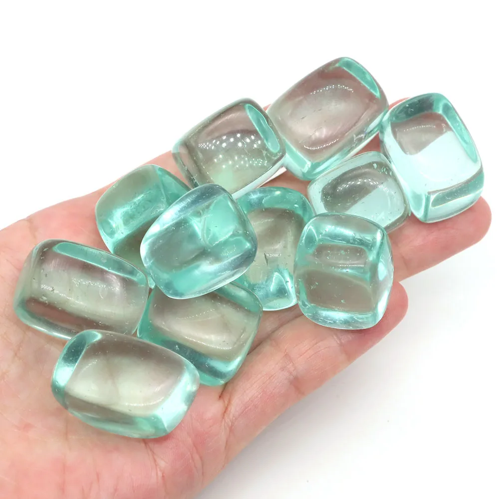 Ocean Blue Obsidian Tumbled Stones Healing Crystal Bulk Ore Gravel Quartz Specimen Minerals Tank Aquarium Home Decor Gemstones