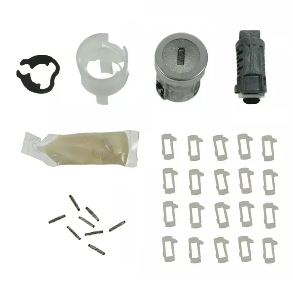 Kit de reparación de revestimiento de cilindro de cerradura de encendido de cilindro de cerradura de encendido de coche 924-710 para Ford para Edge para Lincoln para MKZ para Mazda Metal