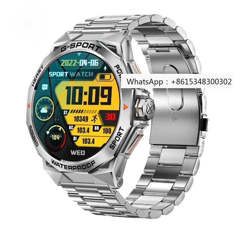 

2024 Men's Watch HY962 AMOLED BT Call Heart Rate IP68 Waterproof Sports Watch Fitness Monitor relojes