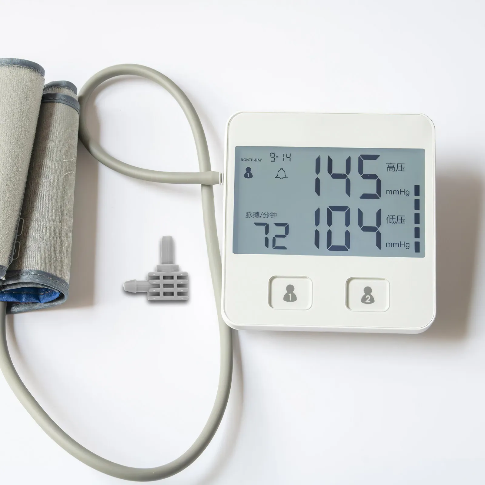 

Набор из 10 соединителей для манжеты на руку - адаптер давления, совместимый с большинством тонометров - компактный, портативный, для дома и офиса