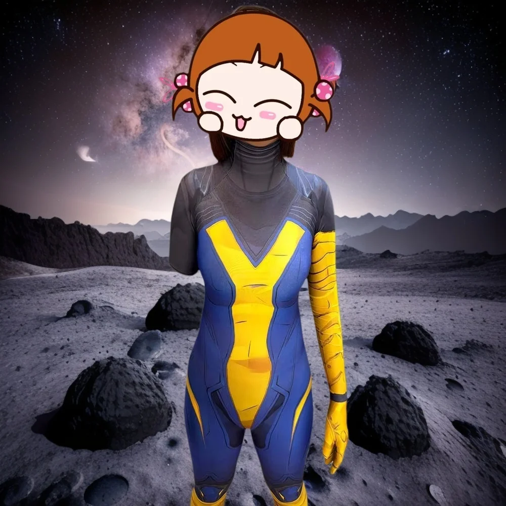 

Halloween Adults Female Rivals Retro X-Uniform Magik Cosplay Costumes Superhero Zentai Suit Bodysuit Woman Party Jumpsuits-1