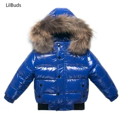 2024 Kids Children's down Jacket for Boys Girls Clothing Korean Thick Winter Windproof Waterproof Warm White Clothes Outerwear