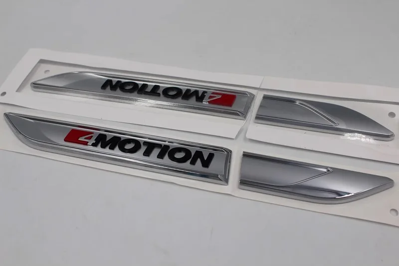 Car Original Door Side Wing Fender Emblem Badge Sticker Trim 4 Motion 4Motion 4X4  for 2010-2016 VW Tiguan mk1