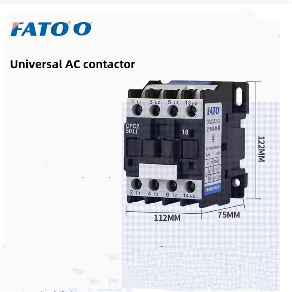 Imagem -04 - Contator da C.a. de Fato Huatong Cfc25011 220v 380v Cfc2 Cjx2 4011 6511