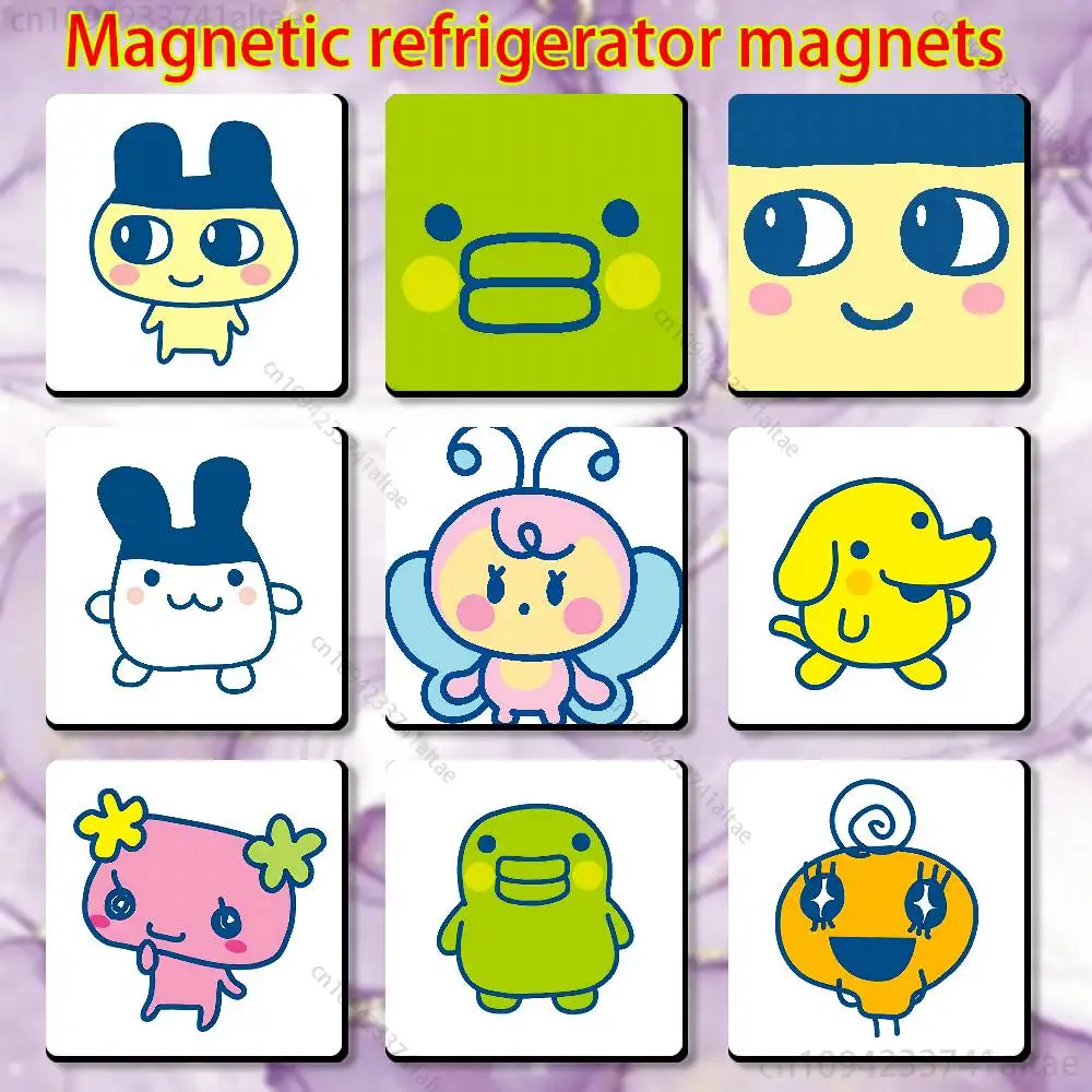 

T-Tamagotchi M-Mametchi Magnetic Fridge Magnets - No Falling Off, Fit for Refrigerators, All Metal Surfaces,Home Decor