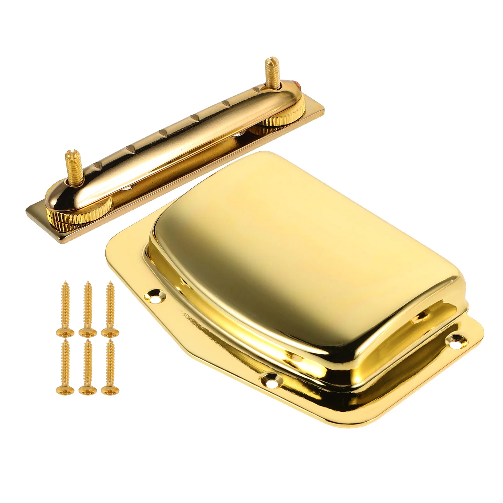 

Quick Install Metal Electric Guitar Bridge Cover Adjustable Design for Stage and Maintenance Guitar Parts Pickup Bridge Cover