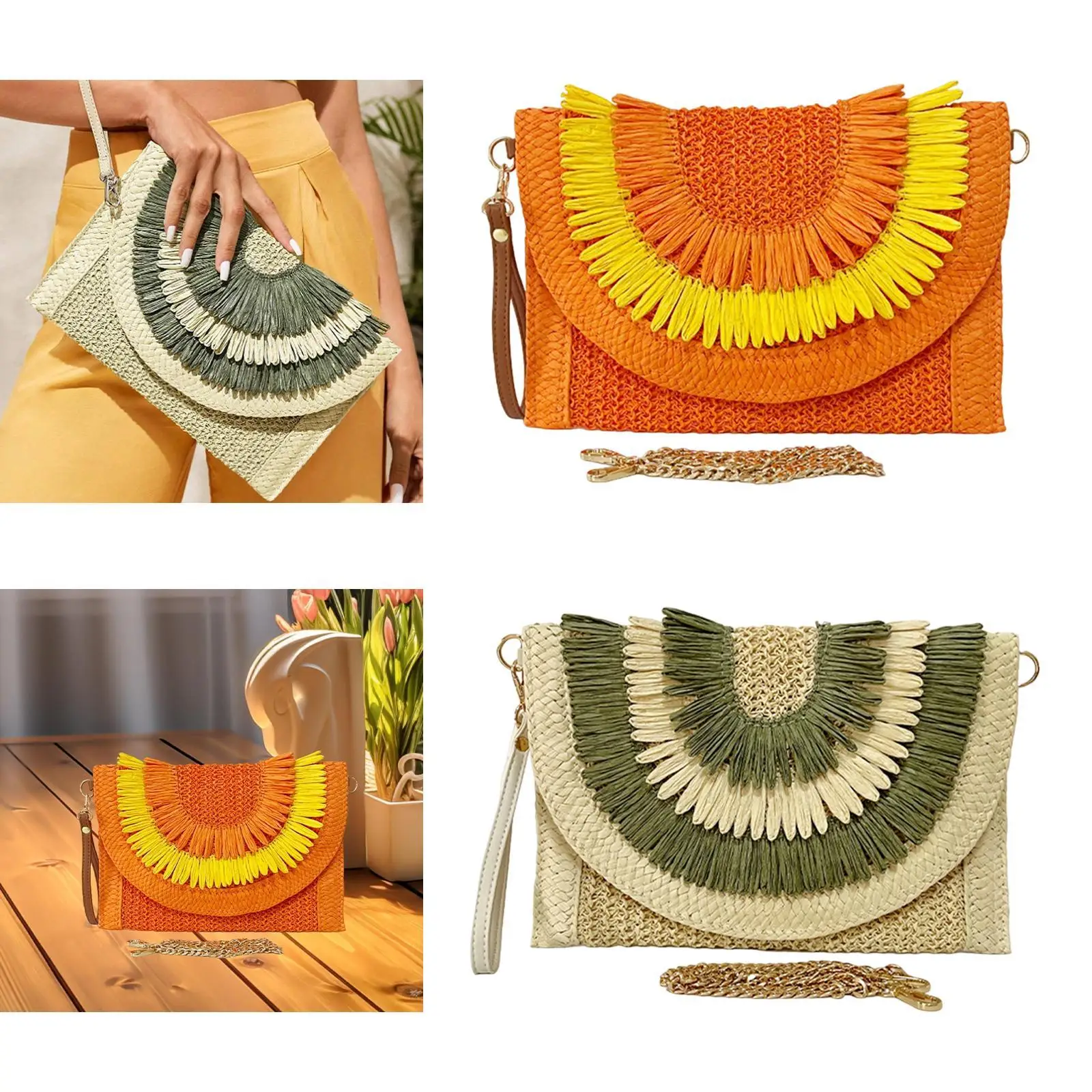 

Women Crossbody Bag Beach Tote Multifunctional Handbag for Parties, Picnics