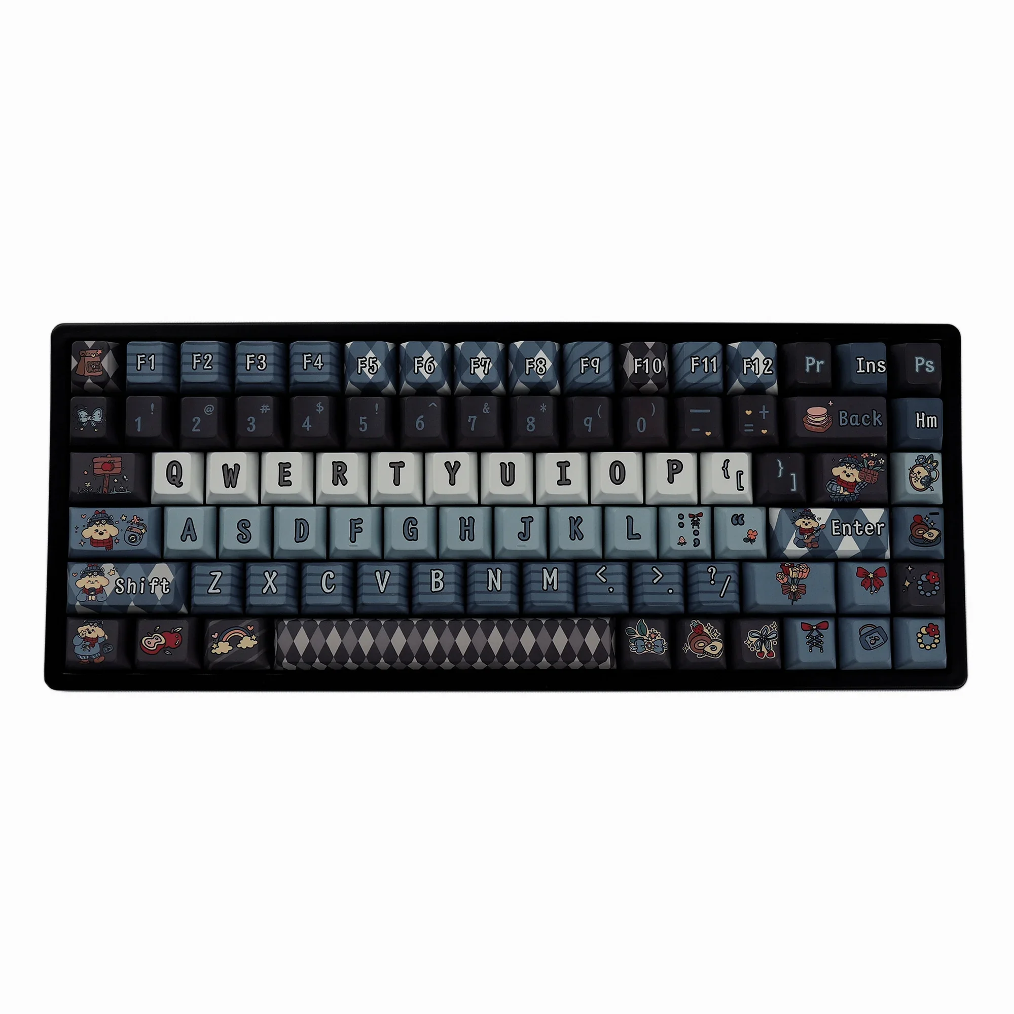 

Dongqing dog theme keycaps Original highly mechanical keyboard PBT sublimation keycaps 60/68/84 and other dedicated