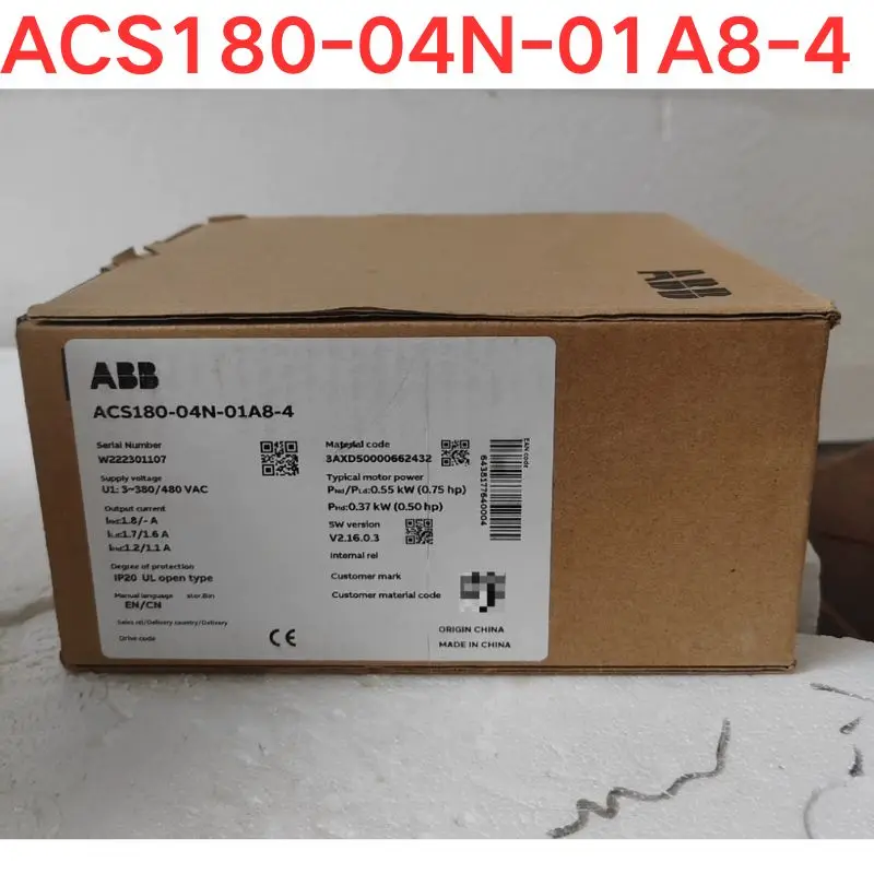 

Brand-new Variable frequency drive ACS180-04N-01A8-4