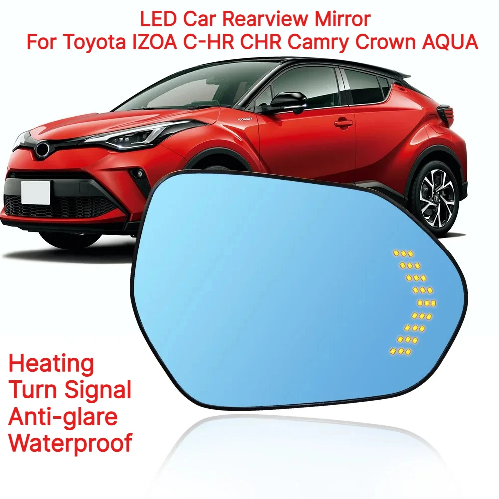 for-toyota-izoa-c-hr-chr-camry-crown-aqua-led-car-rearview-mirror-heating-turn-signal-anti-glare-hd-blue-mirror-waterproof