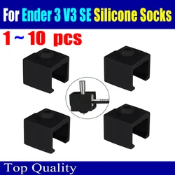 Silicone Socks For Ender 3 V3 SE Silicone Socks For Ender 3 V3 SE Heating Block Cover Hotend Heat Insulation Case