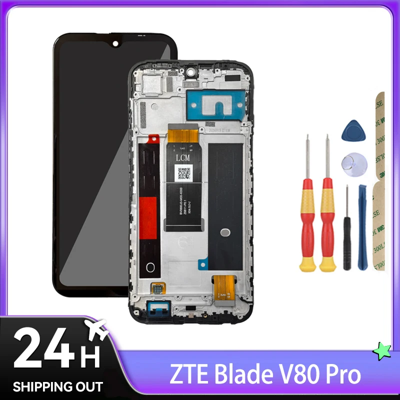 For ZTE Blade V80 Pro/V80 Design/V80 Vita/Nubia Focus Pro 5G/Nubia Music /A35E / LCD Display + Touch Screen + With Frame +Tools