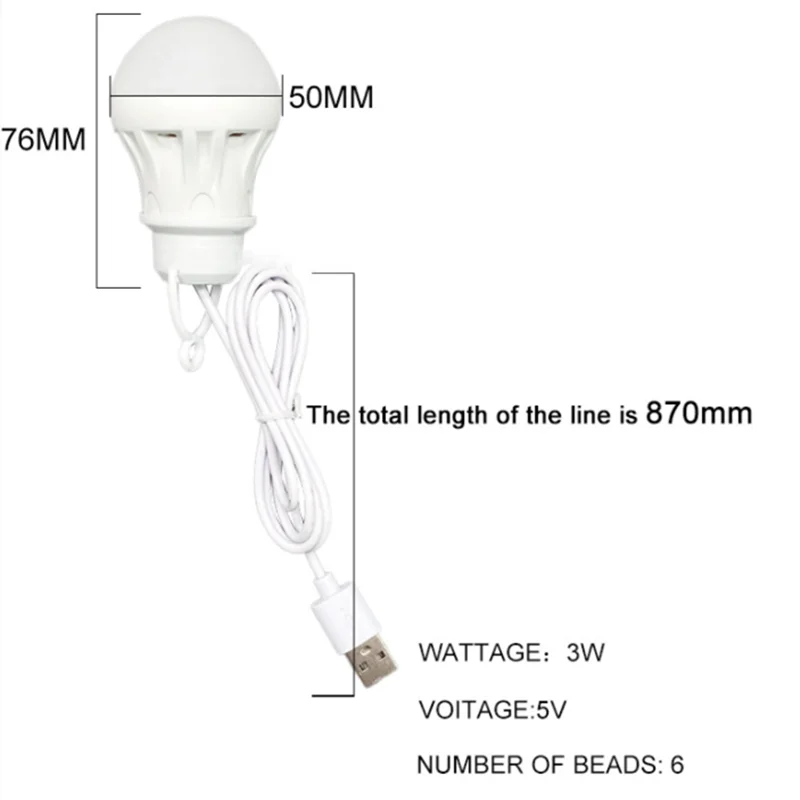 Camping portátil lâmpada LED lanterna, super brilhante, poder USB