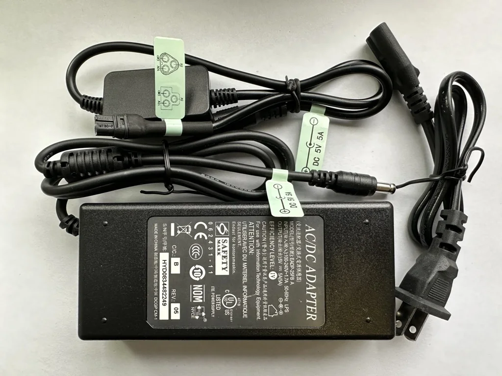 NEOGEO CD/CDZ replacement 25W Power Adaptor & Cable