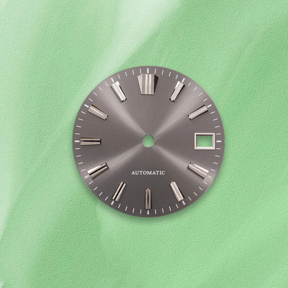 المبيعات الساخنة 28.5 مللي متر S شعار NH35 الأسود التلقائي الهاتفي لا Noctilucent صالح NH35 NH36 4R 7S ساعة يد تعمل بالحركة تعديل الملحقات