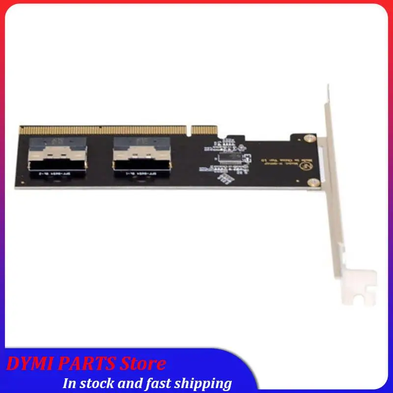 Global Sale-2X U.2 PCI-E محول، يزيد من إمكانات Pcie الخاصة بك: بطاقة محول Pcie 3.0 4.0 X16 إلى منفذين SFF-8654 8I Riser