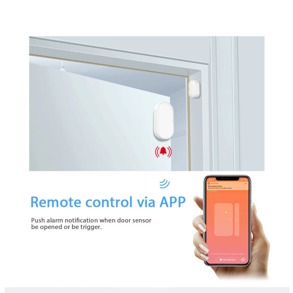 インテリジェントワイヤレスウィンドウ検出器,ドアおよびウィンドウセンサー,インテリジェントリンク,長いバッテリー寿命