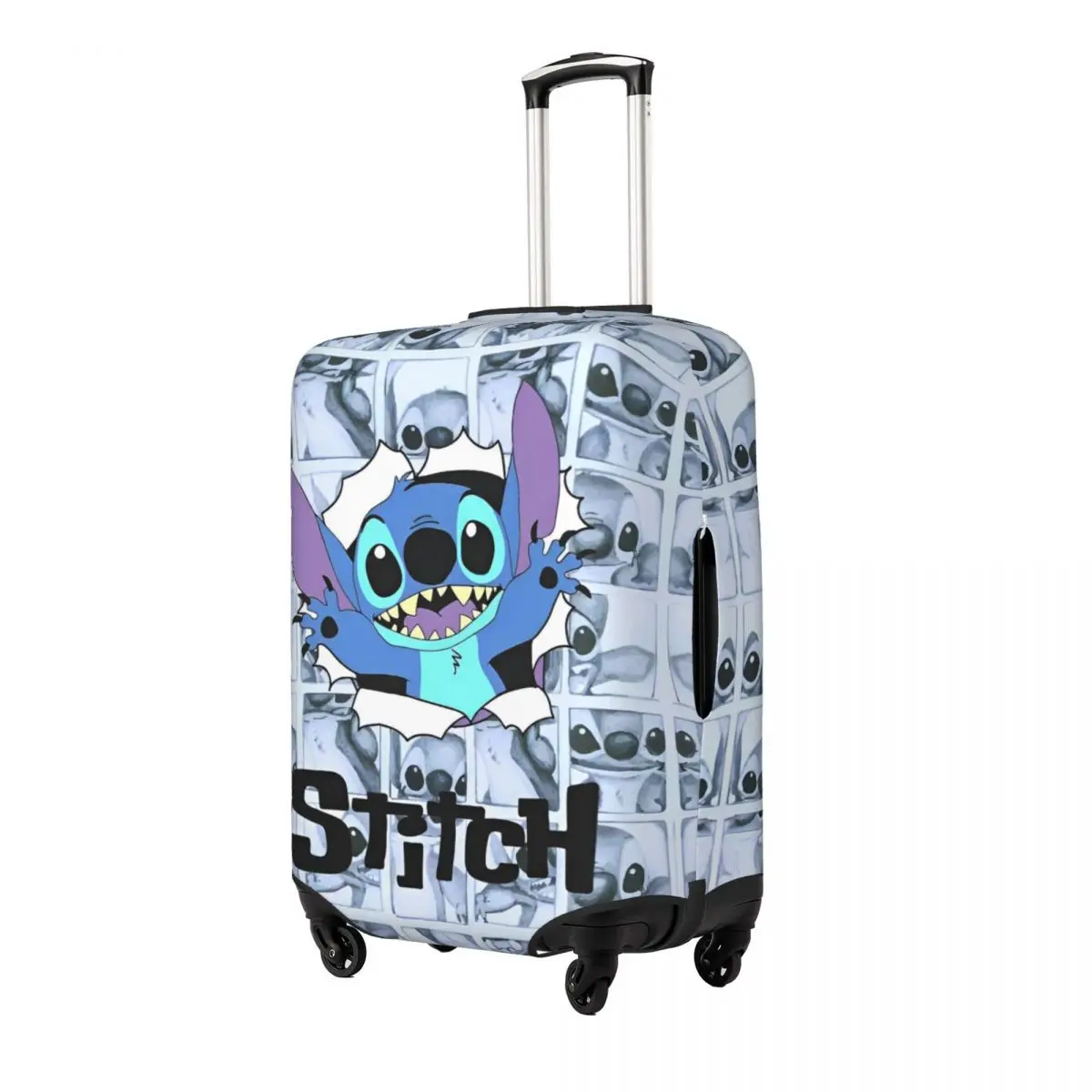 Stitch Luggage Cover Fits 18-32 Inch Suitcases Elastic Suitcase Cover Protector Travel Accessories