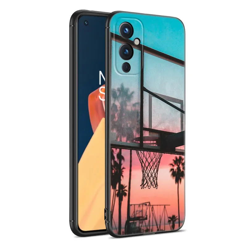 Basketball Basket Backboard Phone Case For OnePlus 9 10 ACE 2V Pro 9RT 10T 10R 11R Nord CE 2 3 Lite N10 N20 N30 5G Black Cover