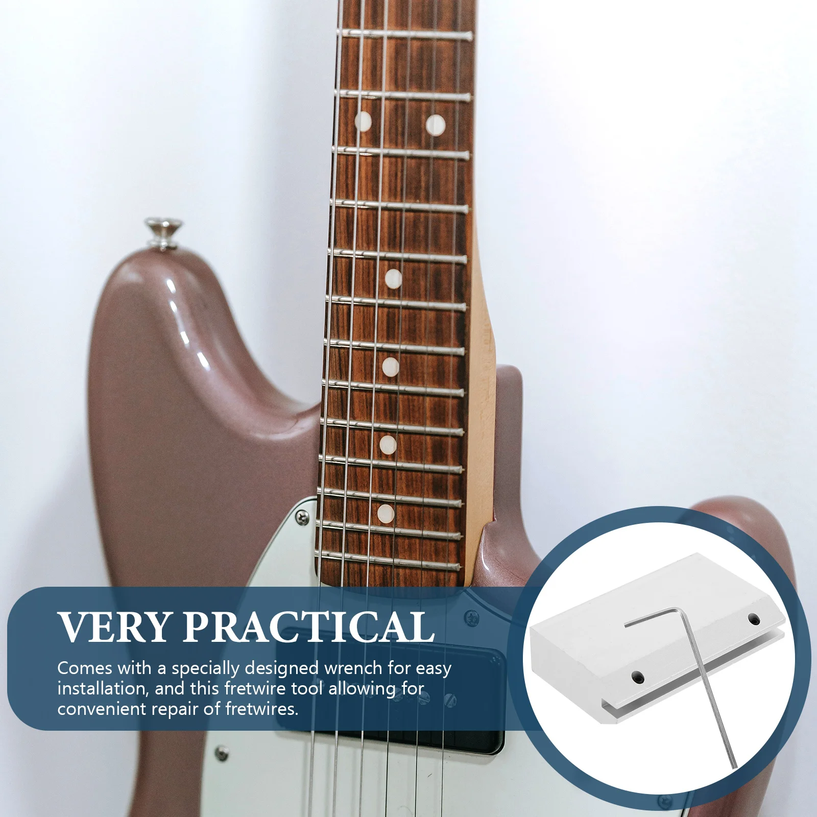 

Guitar Accessory Set Finger Board Fret Pliers Repair Tools Bass Wire Press Luthier Aluminum Leveling Kit Fingerboard