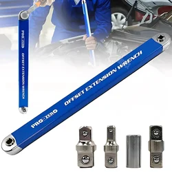 2024 Tight Spaces Extension Tool 1/2 in. 1/4 in. 3/8 in. Auto Repair Tool Home Tool Set Professional Zero Offset Extension Wrenc