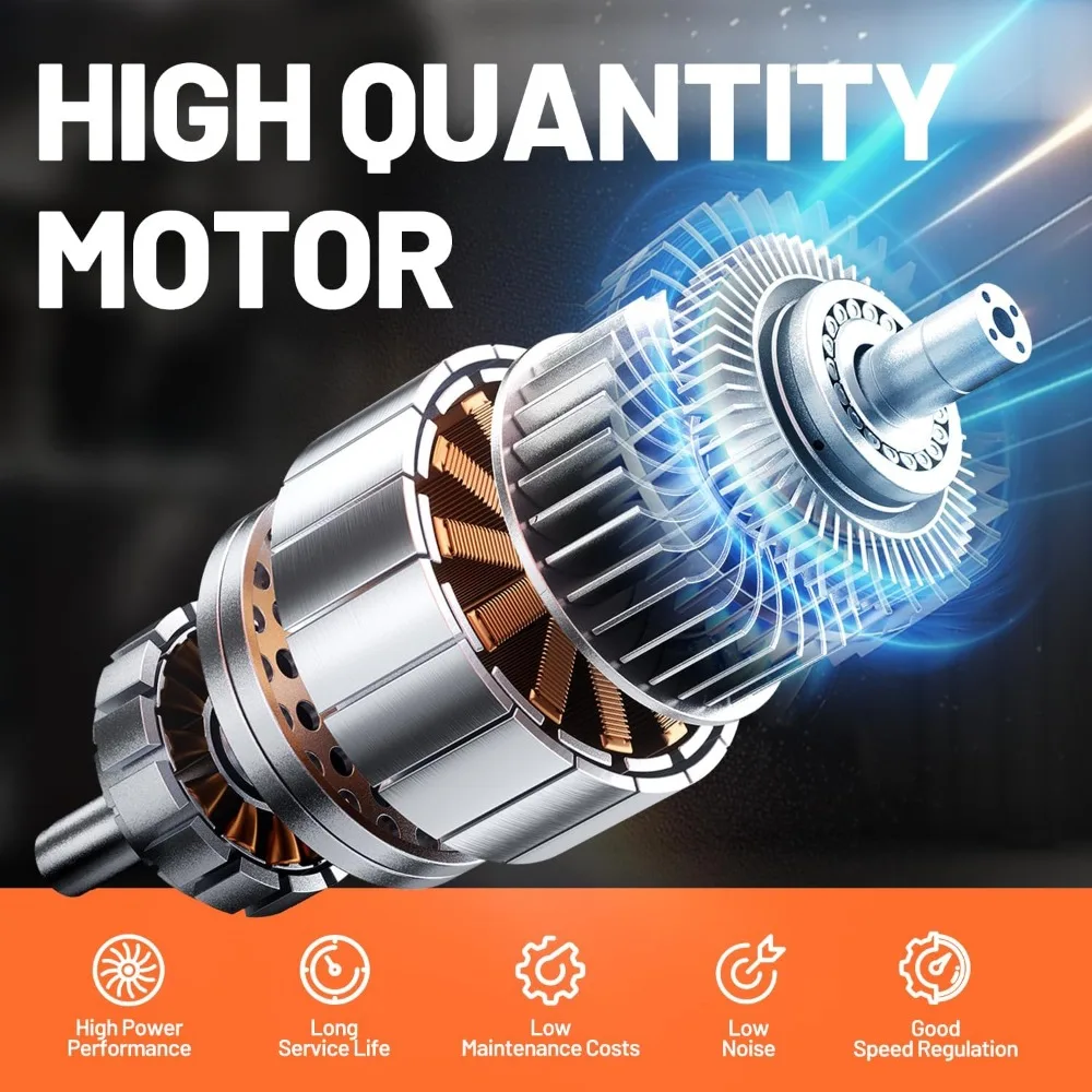 الأفضل - جزازة العشب اللاسلكية 13 بوصة، U20 مفيد + 20 فولت جزازات العشب الكهربائية للحديقة والساحة والمزرعة، 5 ارتفاعات قابلة للتعديل #3