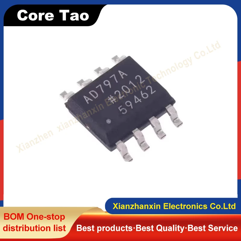 1PCS/LOT  AD797ARZ-REEL7 AD797ARZ AD797 SOP-8 Low noise operational amplifier chip in stock