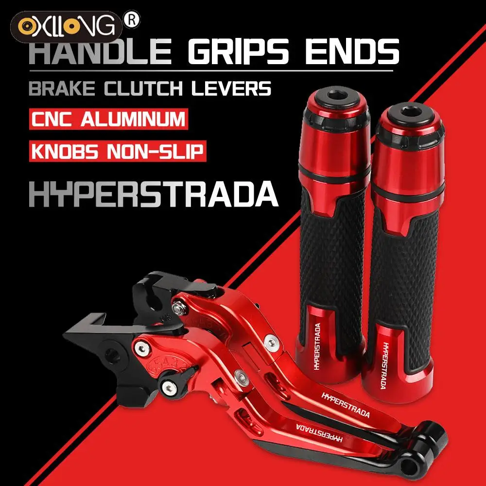 

Рычаги тормозной муфты HYPERSTRADA 13-15 для мотоциклов с ЧПУ, ручки руля, ручки, концы ручки для DUCATI HYPERSTRADA 2013 2014 2015