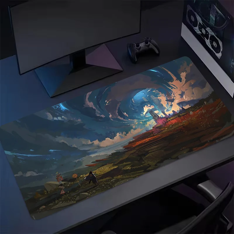 

Fantasy Castle Mouse Pad Multi-Size non-slip Gaming Mousepad Gamer E-Sports Mouse Mat Game Mechanical Keyboard XXL Desk Mat