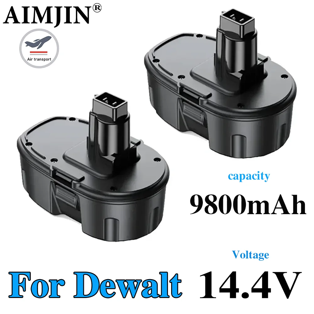 

14.4V Ni-MH Replacement Battery 9800mAh For Dewalt 14.4V DC9091 DC9094 DW9091 DE9091 DE9092 14.4 Volt Cordless Power Tools